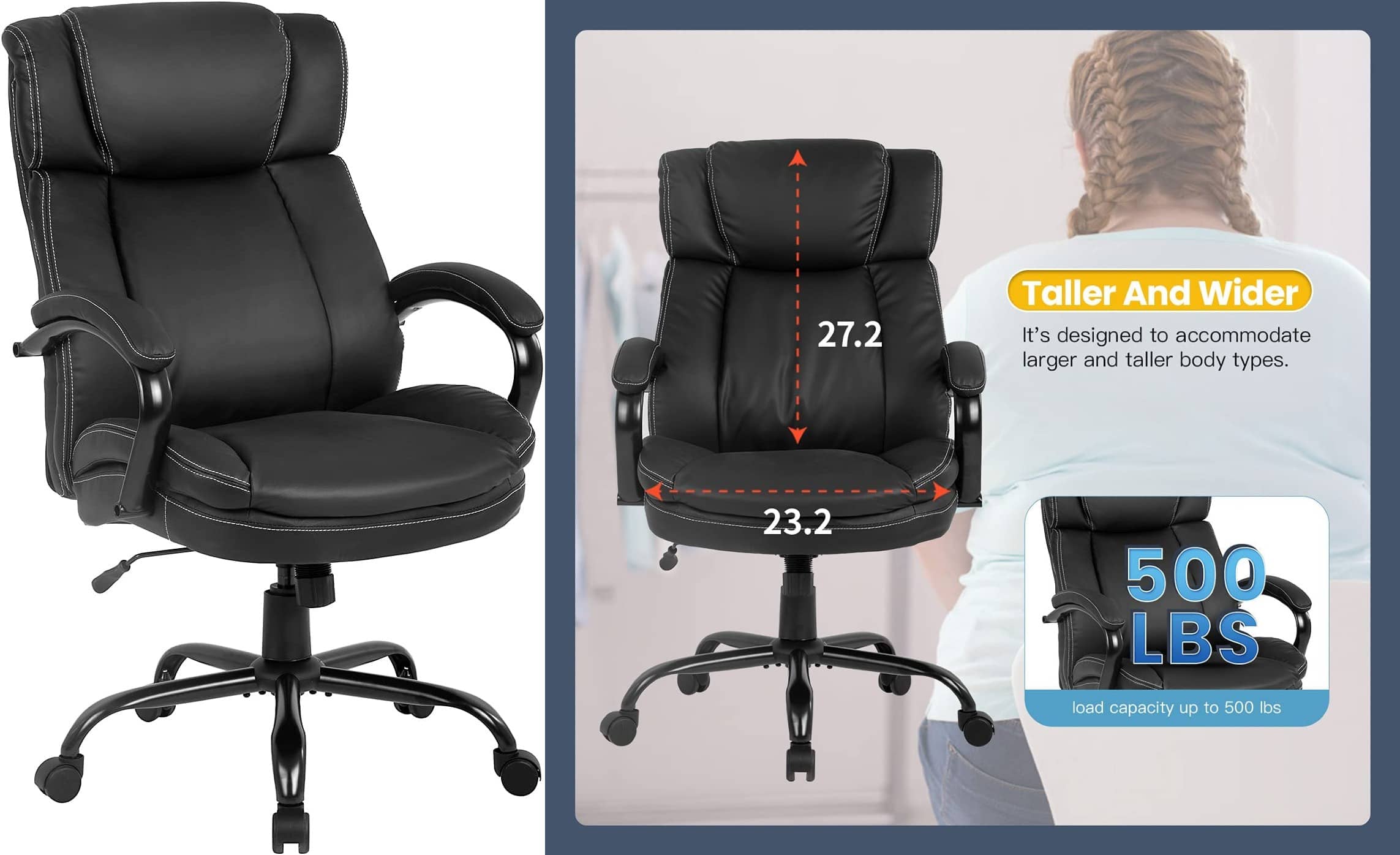 BestOffice Big and Tall Office Chair